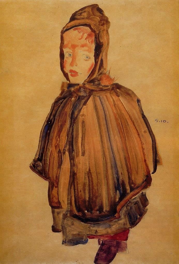 Egon Schiele Self Portrait 1913 Painting | Best Paintings For Sale