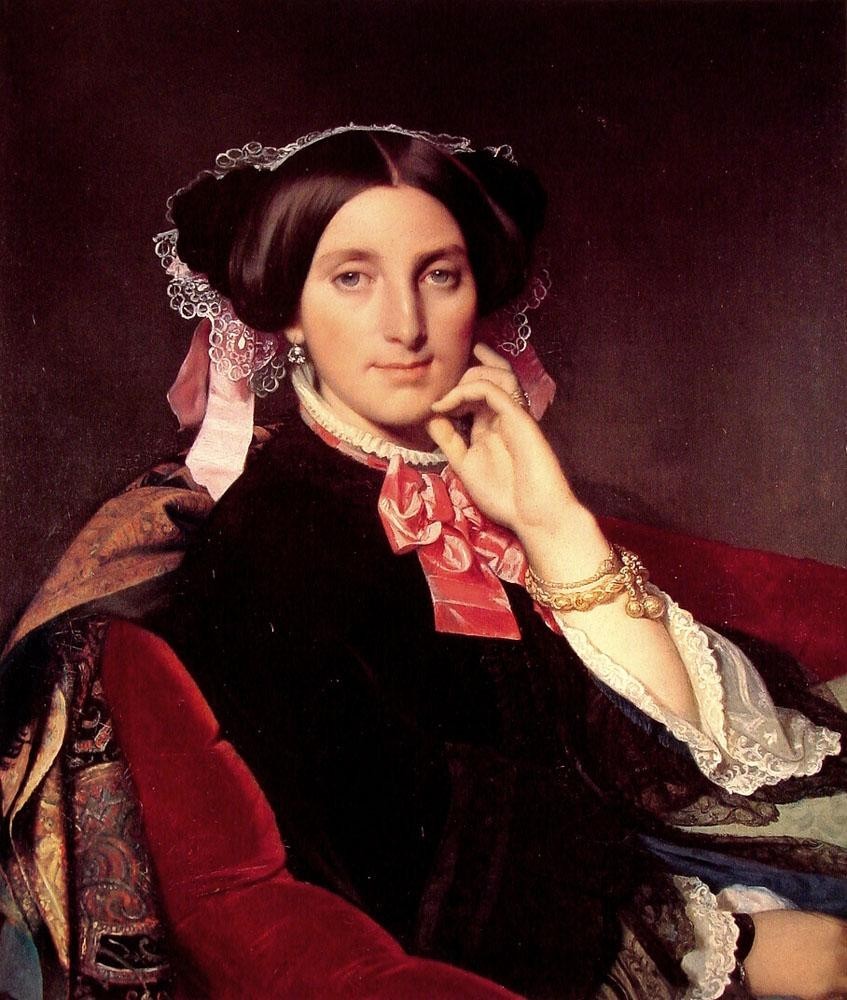 Portrait of Madame Moitessier Standing, 1851 - Jean 