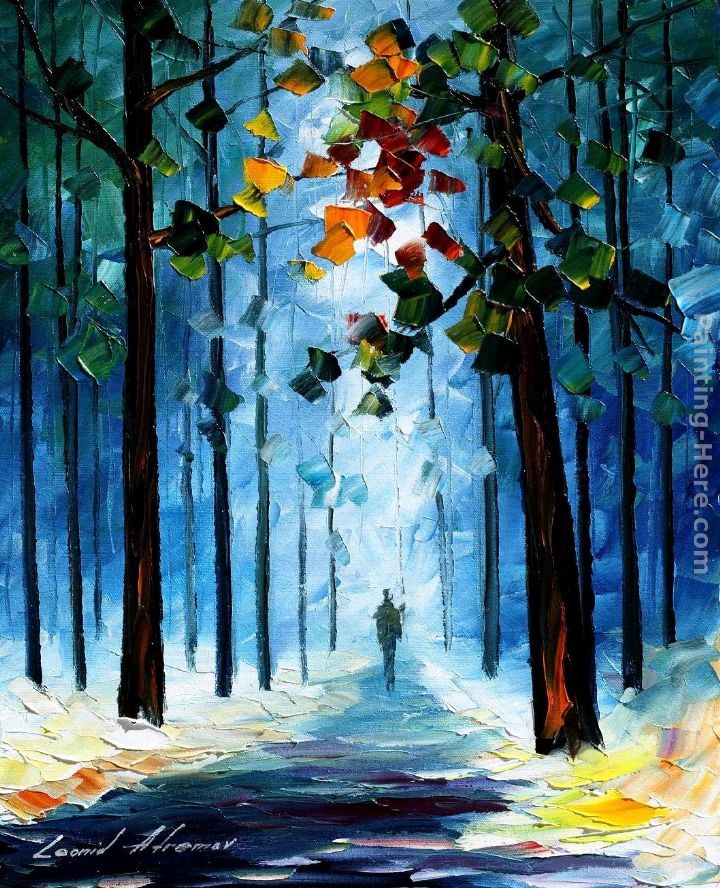 Leonid Afremov Romantic Evening Painting 