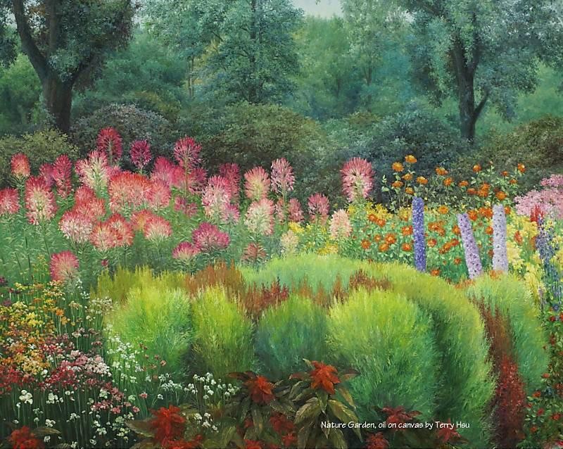 Unknown Artist Garden by Terry xu Painting | Best Paintings For Sale