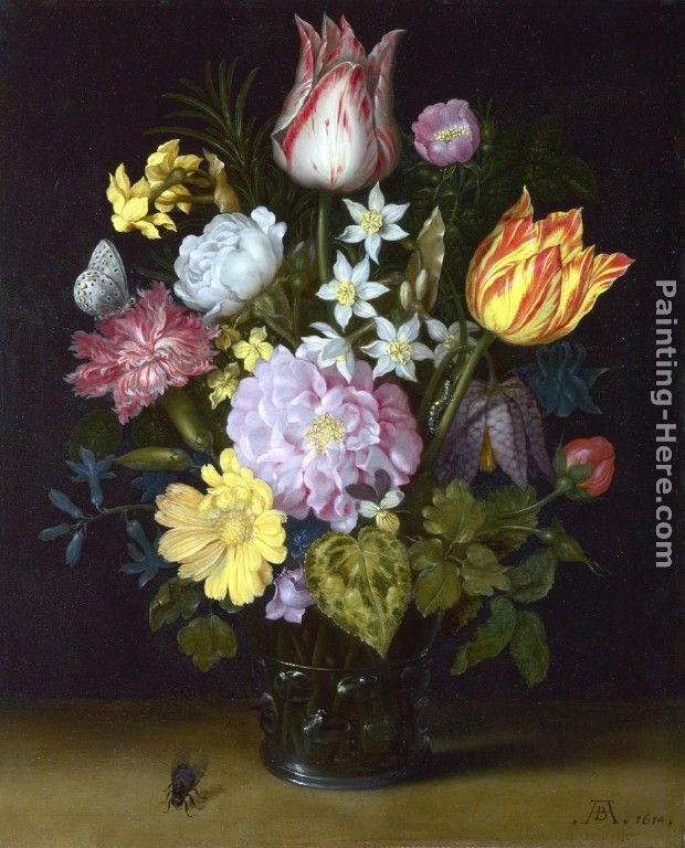 Ambrosius Bosschaert The Elder Flowers In A Vase Painting Best