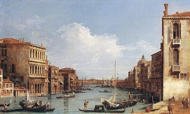 The Grand Canal in Venice from Palazzo Flangini to Campo San Marcuola,  Bernardo Bellotto; Artist: Formerly attributed to Canaletto (Giovanni  Antonio Canal)