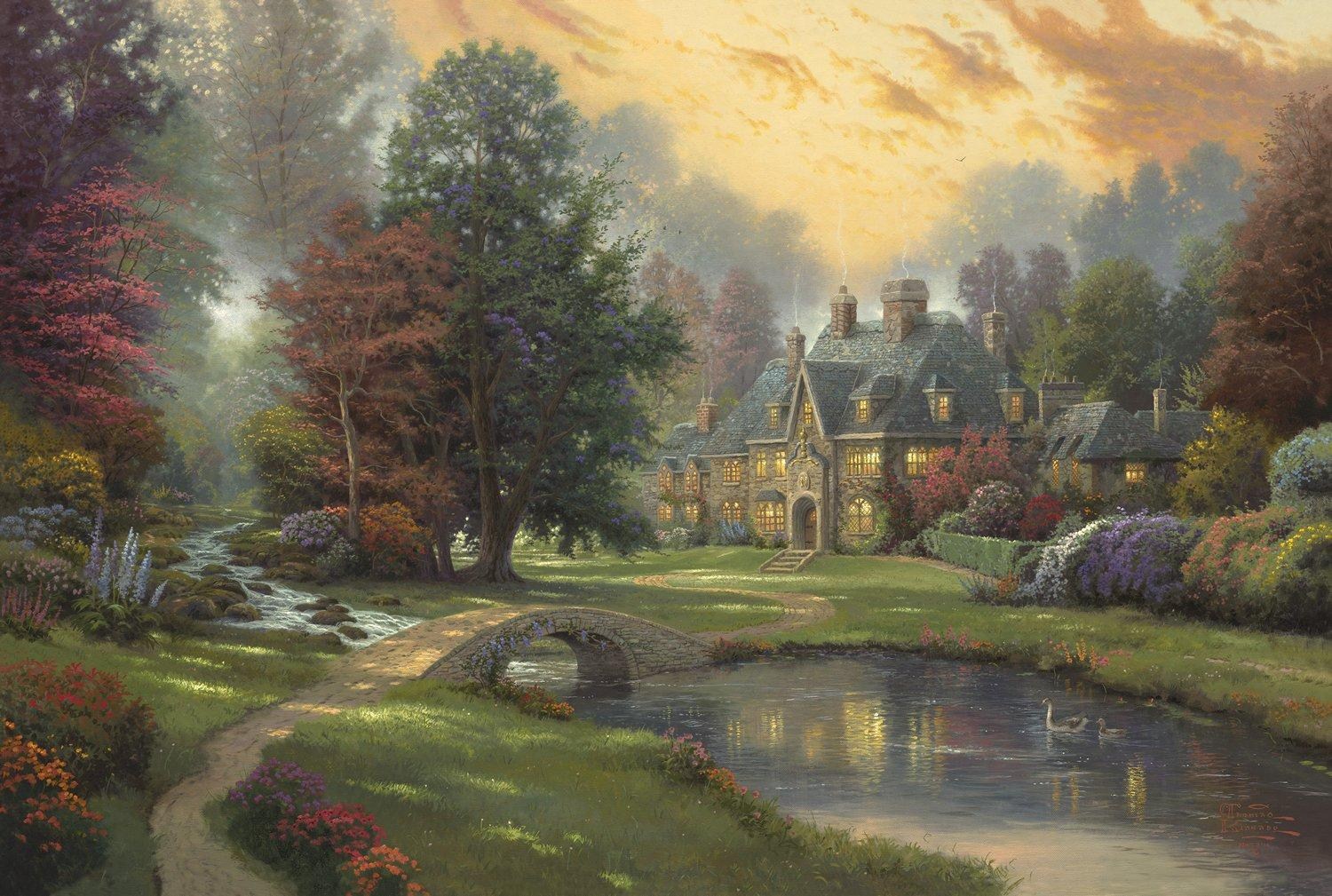 thomas kinkade original oil paintings for sale