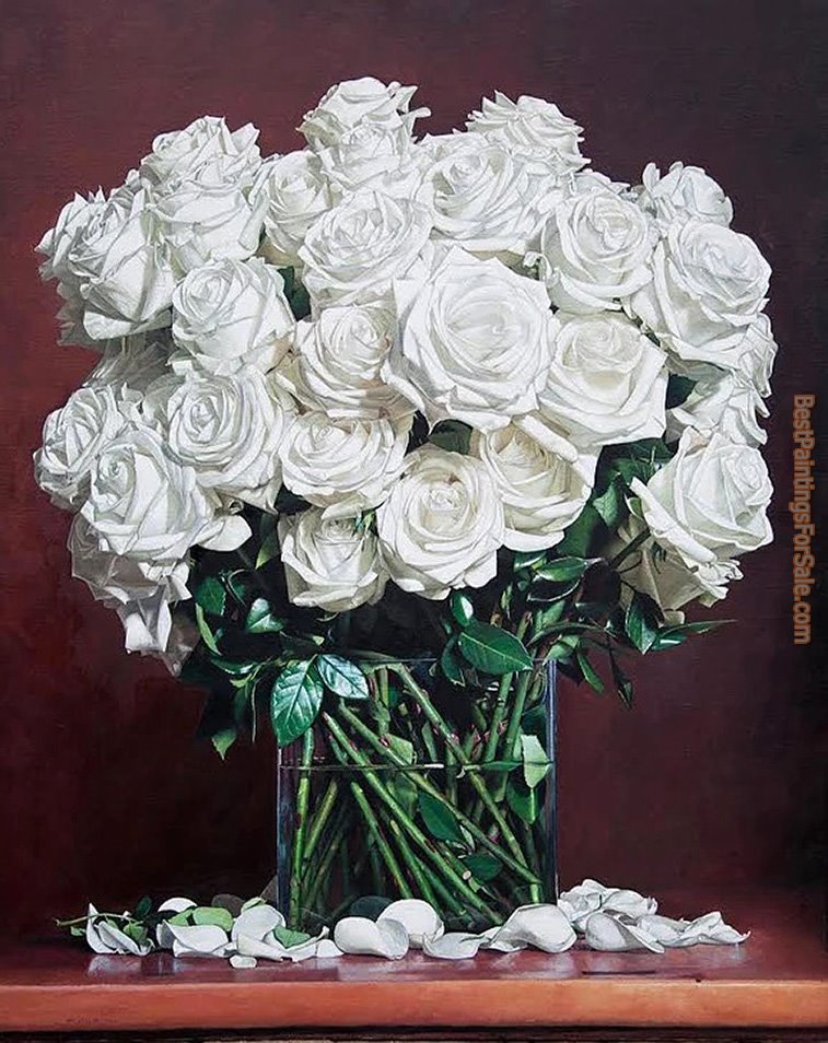 2012 White Flowers painting
