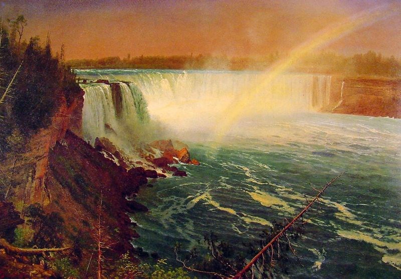 Albert Bierstadt Niagara Painting | Best Paintings For Sale