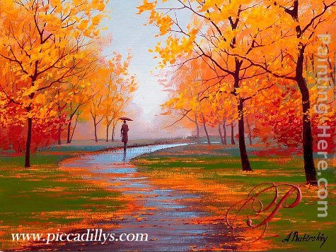 paintings of fall scenes