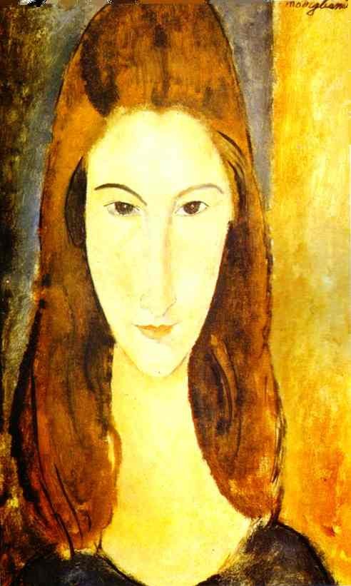 Amedeo Modigliani Portrait of Jeanne Hebuterne 2 Painting | Best ...