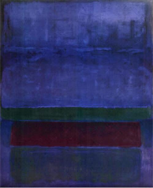 Mark Rothko Blue Green and Brown Painting | Best Paintings For Sale