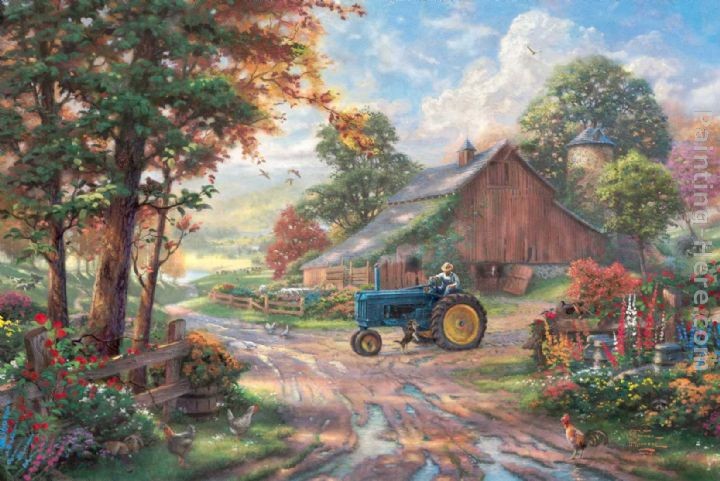 Thomas Kinkade The Good Life Painting | Best Paintings For Sale