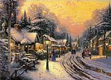 Thomas Kinkade Meadowood Cottage Painting | Best Paintings For Sale