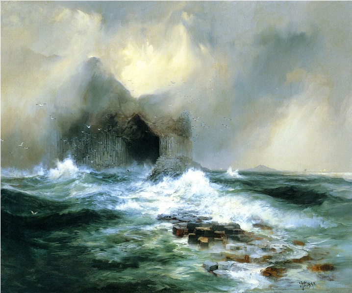 Thomas Moran Fingal's Cave, Island of Staffa, Scotland Painting | Best ...