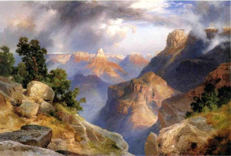 Thomas Moran Grand Canyon 1912 Painting | Best Paintings For Sale