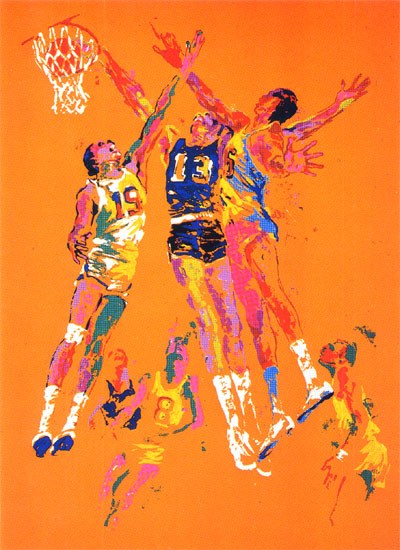 Leroy Neiman Tom Brady painting