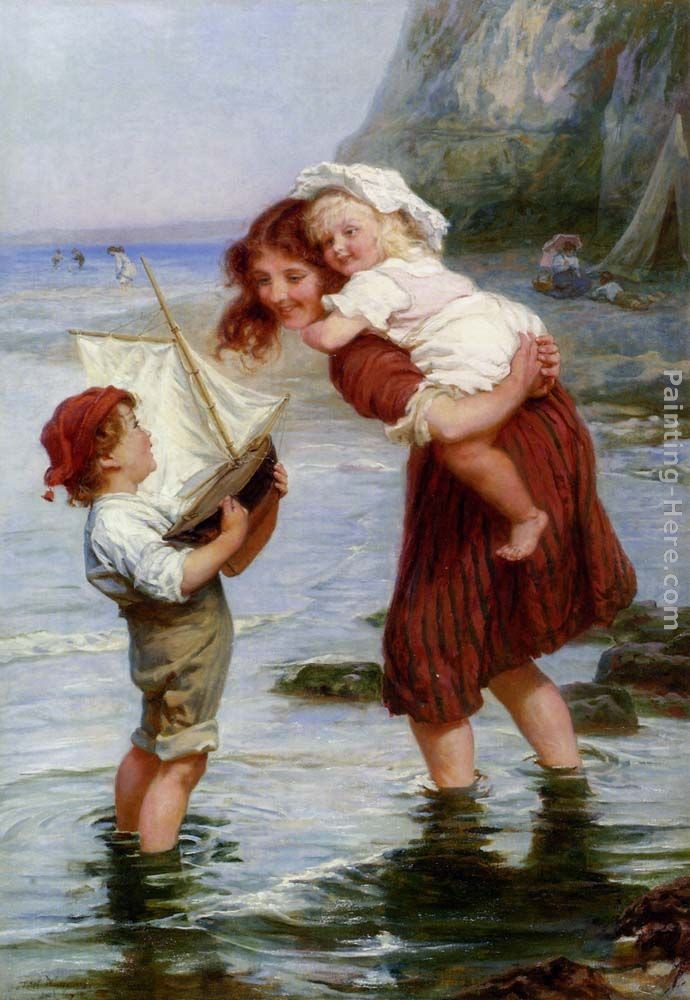 Frederick Morgan At Scarborough Painting | Best Paintings For Sale