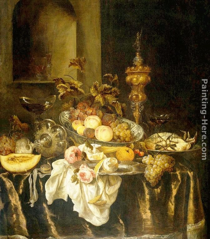 Abraham van Beyeren Still Life Painting | Best Still Life Paintings For ...