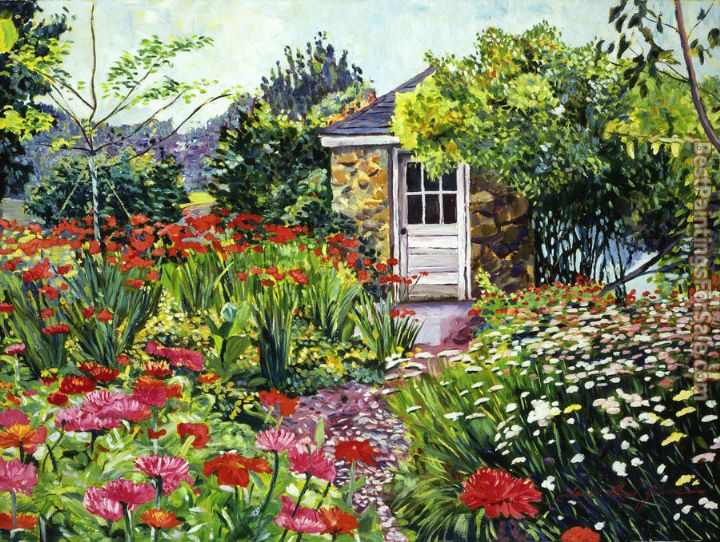 David Lloyd Glover Giverny Gardeners House Painting | Best Giverny ...