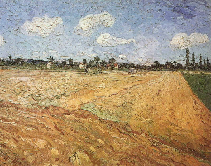 Vincent van Gogh The Plowed Field Painting | Best The Plowed Field ...