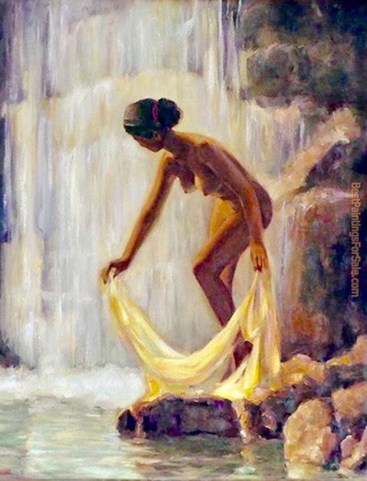2011 Bathing Brighter painting