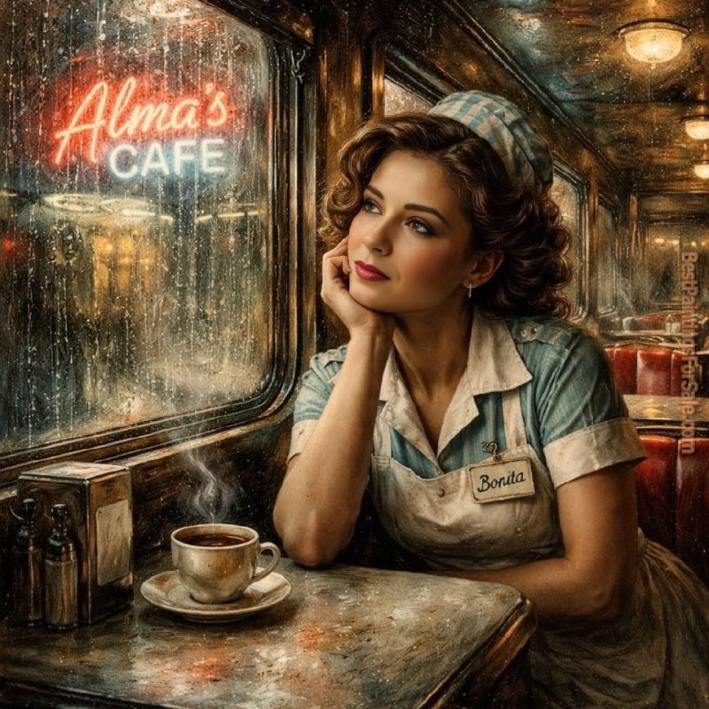 2012 At The Dinner painting