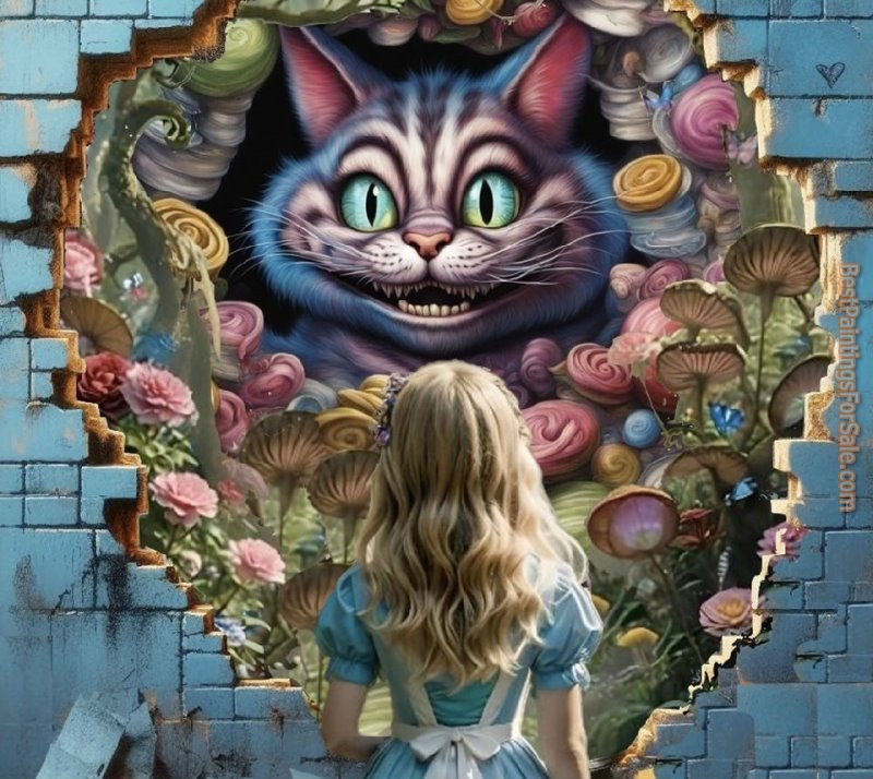 2012 Finding Wonderland painting
